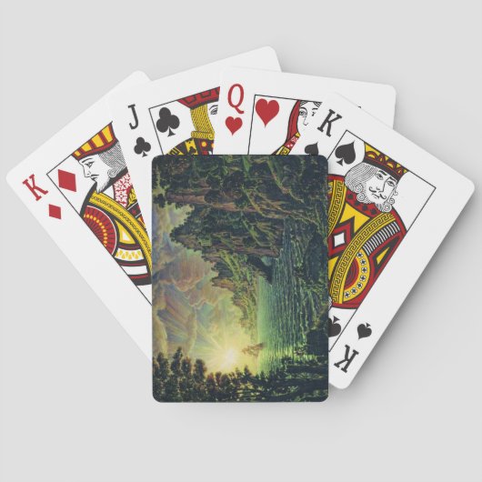 Schiffe: Abend Sun (von Konstantin Bogaevsky) Spielkarten (Rückseite)