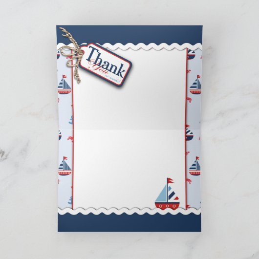 Schiffe ahoi! TY Karte (Innenseite)