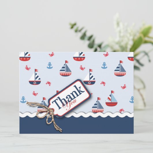 Schiffe ahoi! TY Karte 2 (Stehend Vorderseite)