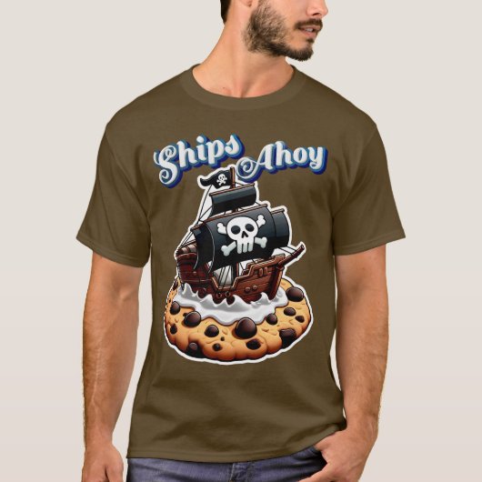 Schiffe Ahoy T-Shirt (Vorderseite)