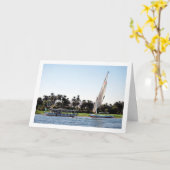 Schiffe am Nil, Luxor Karte (Gelbe Blume)