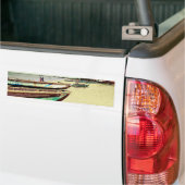 Schiffe am Tropical Beach Autoaufkleber (Auf Lkw)