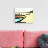 Schiffe am Tropical Beach Leinwanddruck (Insitu (Wohnzimmer))