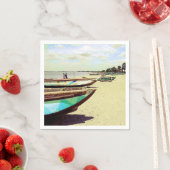 Schiffe am Tropical Beach Serviette (Beispiel)