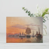 Schiffe auf dem Fluss Tagus | Carl Dahl (Stehend Vorderseite)