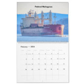 Schiffe auf dem Hudson River 2023 Calendar Kalender (Feb 2026)