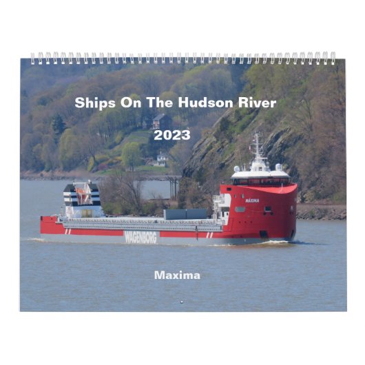 Schiffe auf dem Hudson River 2023 Calendar Kalender (Titelbild)