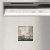 Schiffe auf dem Mohnmeer Magnet (In Situ (Geschirrspüler))