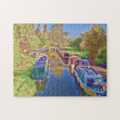 Schiffe auf dem Somerset-Kanal Puzzle (Horizontal)