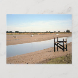 Schiffe auf den Mudflats Postkarte