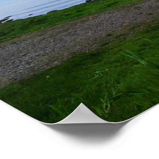 Schiffe auf der Insel Mull Poster (Ecke)