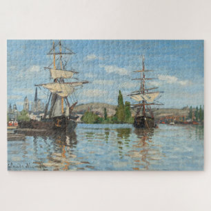 Schiffe auf der Seine – Claude Monet Meisterwerk Puzzle