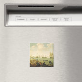 Schiffe auf einer niederländischen Straße Magnet (In Situ (Geschirrspüler))