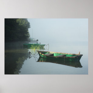 Schiffe auf ruhigem Wasser Poster