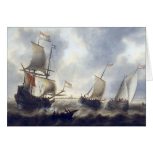Schiffe auf See 1660er Jahre