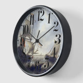 Schiffe auf See 1660er Uhr (Winkel)