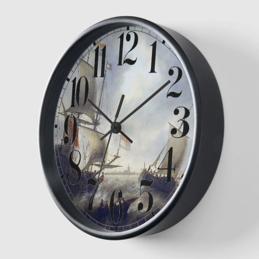 Schiffe auf See 1660er Uhr (Winkel)