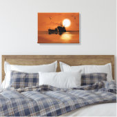 Schiffe auf See Leinwanddruck (Insitu (Schlafzimmer))