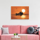 Schiffe auf See Leinwanddruck (Insitu (Wohnzimmer))