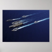 Schiffe der Abraham Lincoln Carrier Strike Group Poster (Vorne)