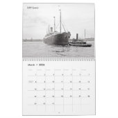 Schiffe der weißen Stern-Linie Kalender (Mär 2026)