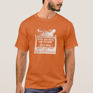 Schiffe des Zweiten Weltkriegs sind für den Sieg u T-Shirt