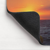 Schiffe, die unter Fall fahren Sunset Mousepad (Ecke)