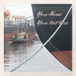 Schiffe Glasuntersetzer