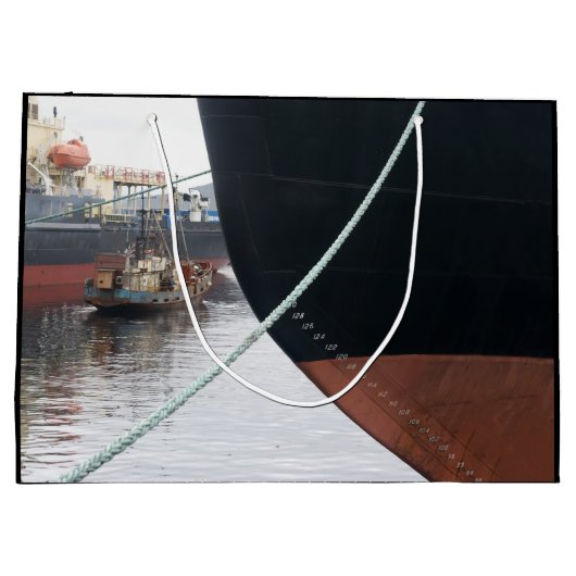 Schiffe Große Geschenktüte (Rückseite)