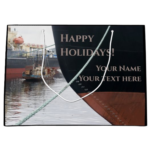 Schiffe Große Geschenktüte (Vorderseite)