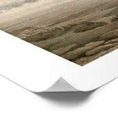 Schiffe im Hafen, 1805 (Öl auf Leinwand) Poster (Ecke)