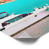 Schiffe im Hafen Drummoyne Sydney Poster (Ecke)