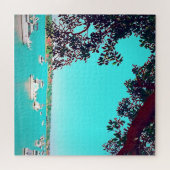 Schiffe im Hafen Drummoyne Sydney Puzzle (Horizontal)