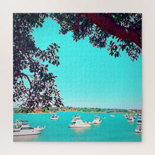 Schiffe im Hafen Drummoyne Sydney Puzzle