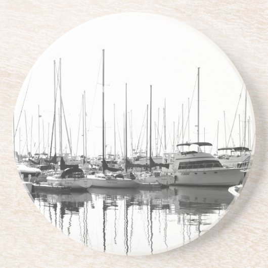 Schiffe im Hafen Getränkeuntersetzer (Vorne)