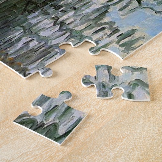 Schiffe im Hafen Monet Fine Art Puzzle (Seite)