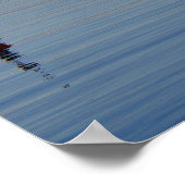 Schiffe im Hafen Poster (Ecke)