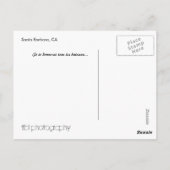 Schiffe im Hafen Postkarte (Rückseite)