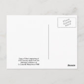 Schiffe im Hafen Postkarte (Rückseite)