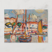 Schiffe im Hafen | Samuel John Peploe Postkarte (Vorderseite)