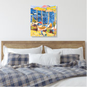 Schiffe im Hafen von Collioure | Andre Derain | Leinwanddruck (Insitu (Schlafzimmer))