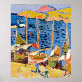 Schiffe im Hafen von Collioure | Andre Derain | Poster