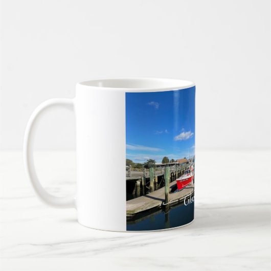 Schiffe im Hafen von Gloucester Kaffeetasse (Links)