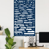 Schiffe im Verlauf der Geschichte - Infografik Pos Poster (Heimbüro)