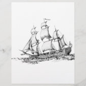 Schiffe im Wasser Flyer (Vorne)