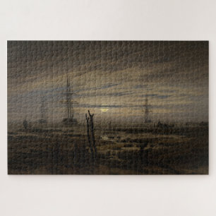 Schiffe in Anchor - Caspar David Friedrich Puzzle