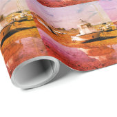 Schiffe in Cap-Ferret in Frankreich Geschenkpapier (Rolleneckpunkt)