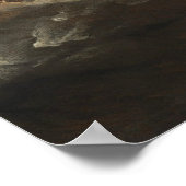 Schiffe in einem Gale, Marine Poster (Ecke)