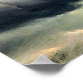 Schiffe in einem Sturm, Ivan Constantinowitsch Aiv Poster (Ecke)