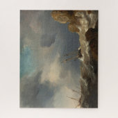 Schiffe in einer Gale von Willem van de Velde the Puzzle (Vertikal)